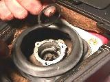 Removing old lower bushing AND spring