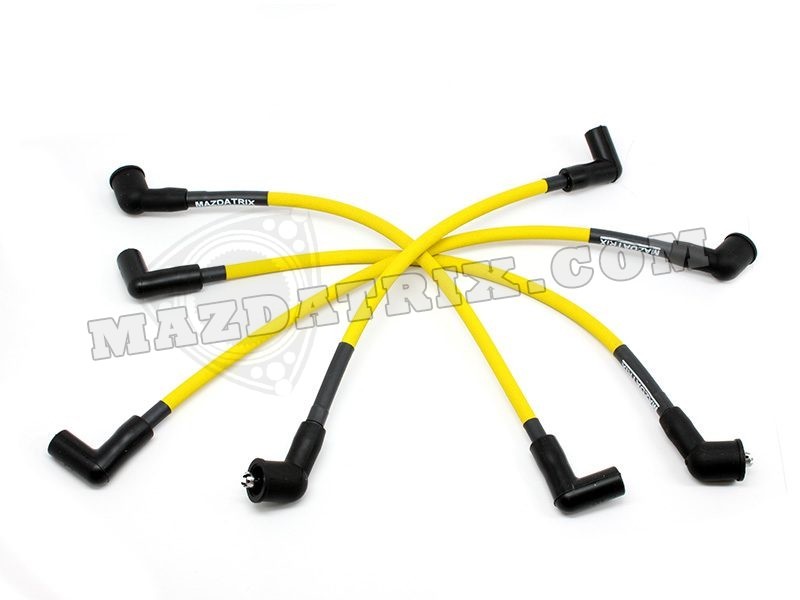 IGNITION PLUG WIRES FIRE, 04-11 RX8 YELLOW