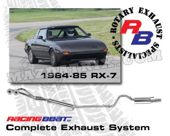 EXHAUST SYSTEM SINGLE, 84-85 12A MANUAL