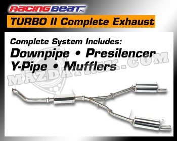 EXHAUST SYSTEM, 86-92 TURBO