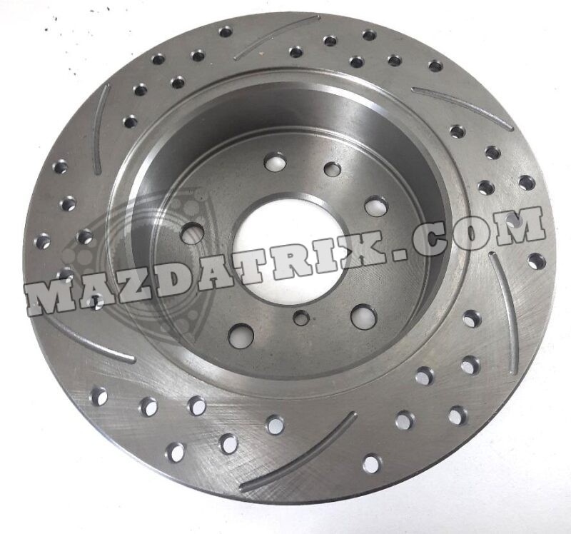 BRAKE ROTOR DRILLED, 89-92 REAR NON-VENT