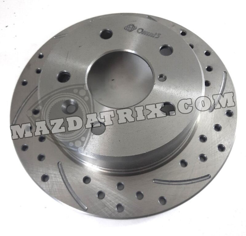 BRAKE ROTOR DRILLED, 89-92 REAR NON-VENT