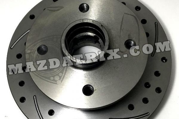 BRAKE ROTOR DRILLED, 84-85 12A FRONT EA.