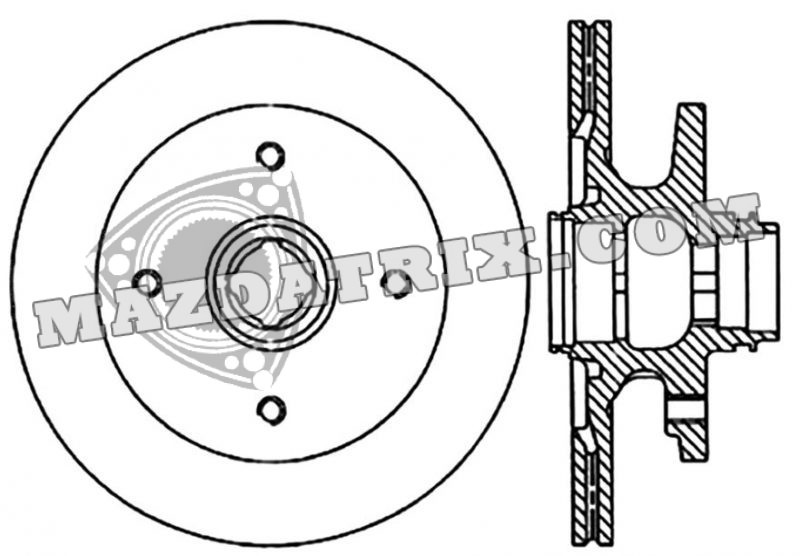 BRAKE ROTOR FRONT, 79-83