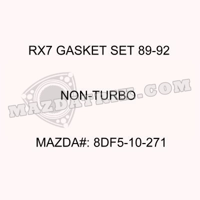 GASKET SET, RX7 89-92 NON-TURBO