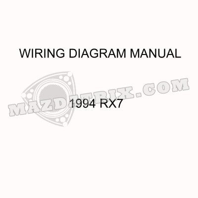 BOOK WIRING DIAGRAM, 94 RX7