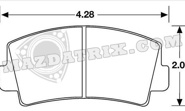 BRAKE PADS PORTERFIELD FRONT, R4-E 79-85 12A