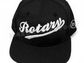 HAT 3-D ROTARY, EMBROIDERED BLACK
