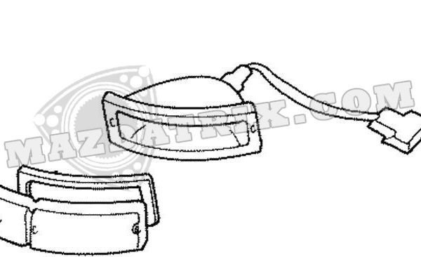 FRONT TURN SIGNAL LENS ASSEMBLY, 81-85