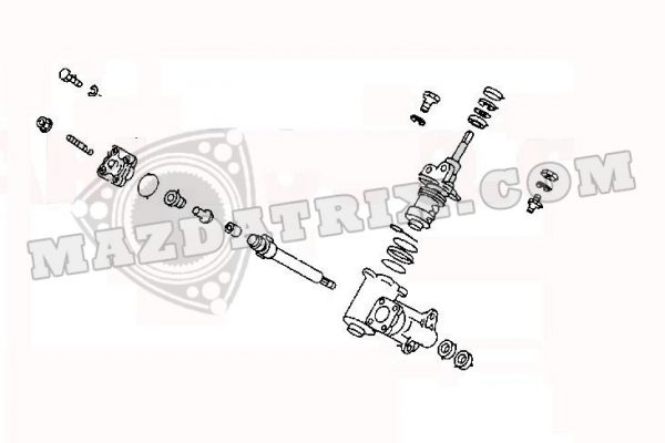 STEERING BOX, 84-85 POWER