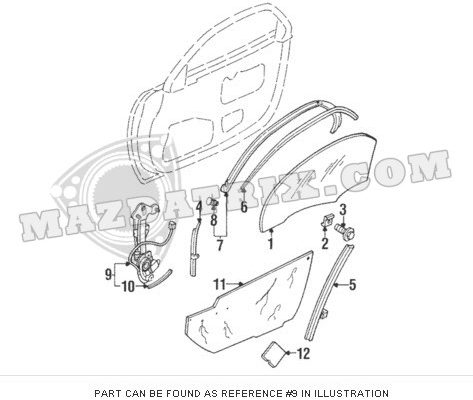 WINDOW REGULATOR, 93 LEFT