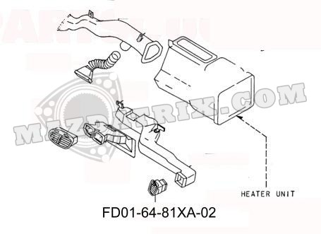 GRILLE VENT, 93 DASH RIGHT