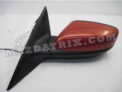 MIRROR, 04-08, LEFT, 87-RED WITHOUT DEFOGGER