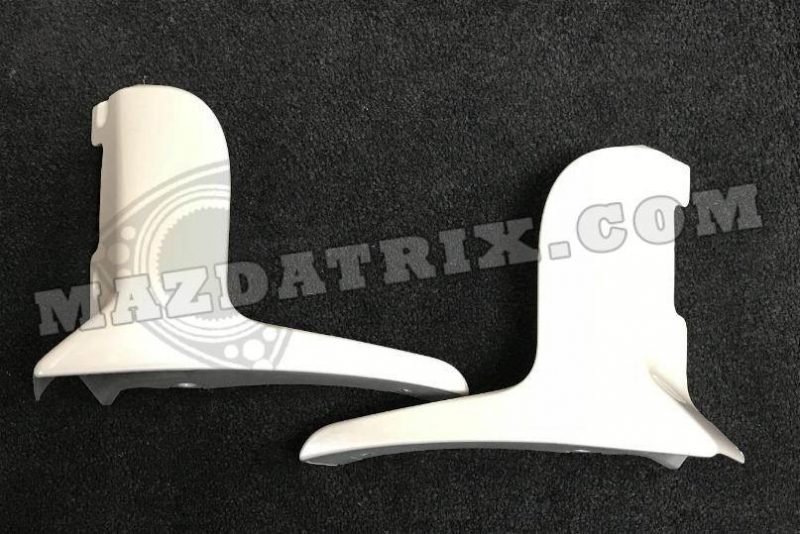 SPLASH GUARDS FRONT, RX8 '05 PEARL WHITE