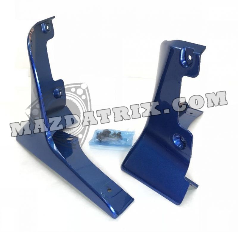 SPLASH GUARDS FRONT, RX8 BLUE