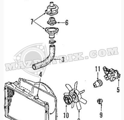 RADIATOR NEW 2-ROW, 83-85 12A