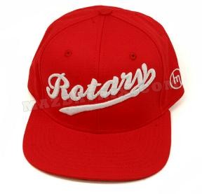 HAT 3-D ROTARY, EMBROIDERED RED