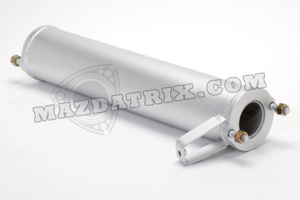 EXHAUST PRE-SILENCER WITH DOWN PIPE, 86-92 TURBO