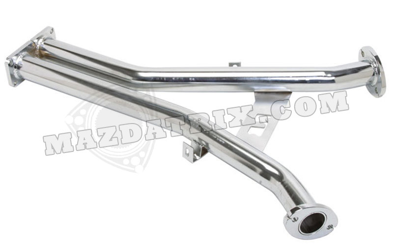 EXHAUST "Y" PIPE RACING BEAT, 86-92 DUAL PIPE SYSTEM