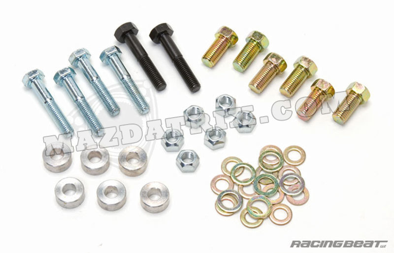 FLYWHEEL HARDWARE, ALUMINUM 83-92 NON TURBO