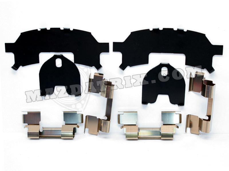 BRAKE PAD HARDWARE KIT, RX8 REAR