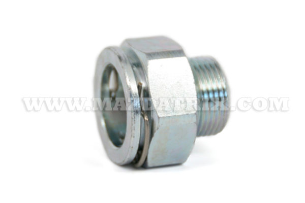 OIL HOSE FITTING, 93-95 & 04-11, END WITH CLIP