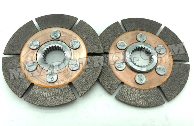 CLUTCH RACE DISCS, 4.5", TURBO + RX8 (TWIN DISC) 87-11 RX7 + RX8 (Discs Only)